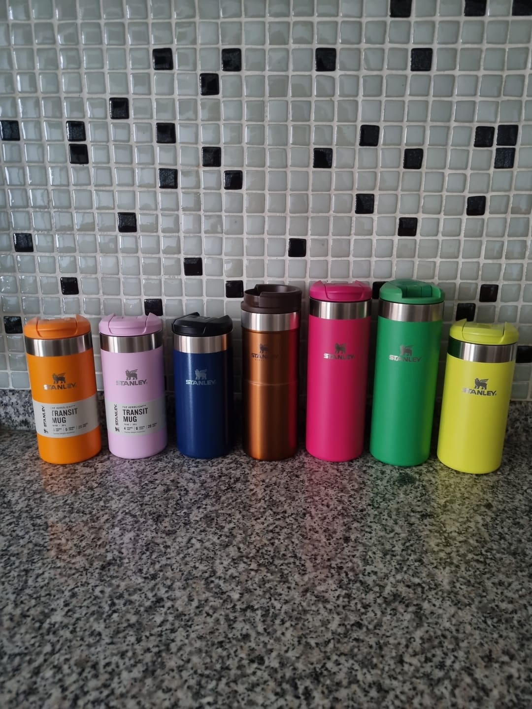 Customer photo review of Stanley The Aerolight Transit Mug Cherry Blossom 0.35L