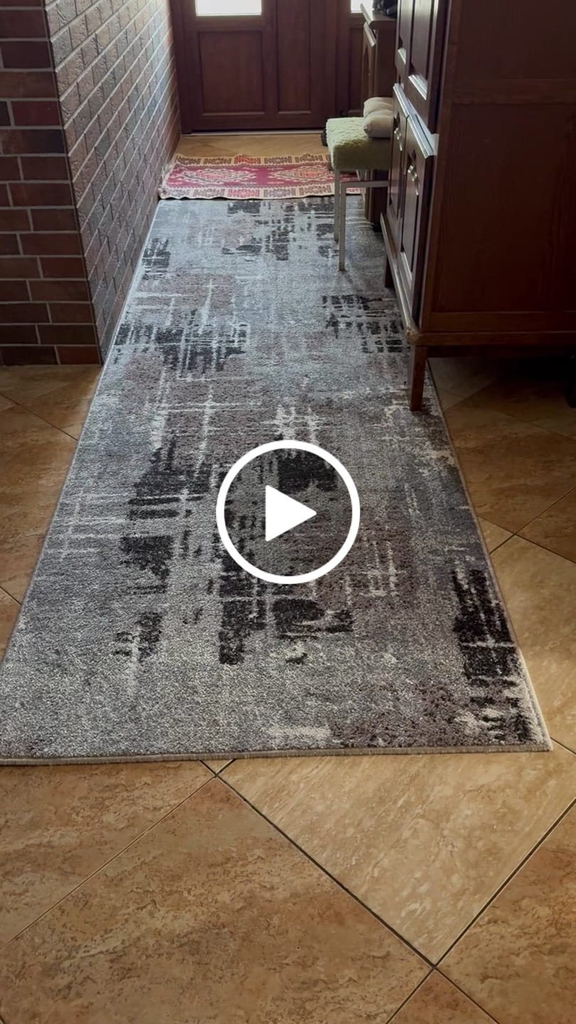 Customer video review of Traversa Mira 037, gri/maro, latime 100 cm (surfilata)