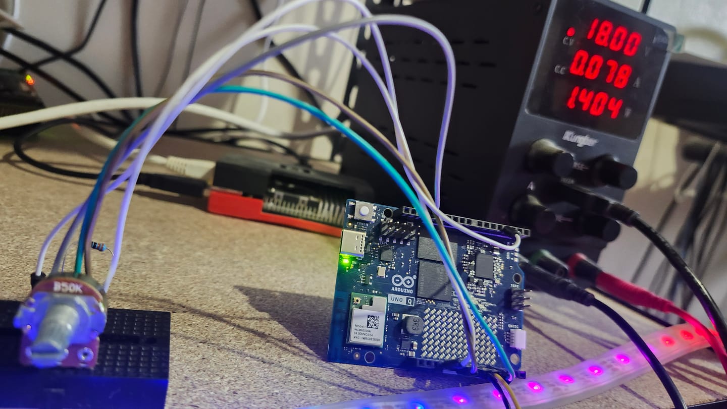 Customer photo review of Arduino UNO Q