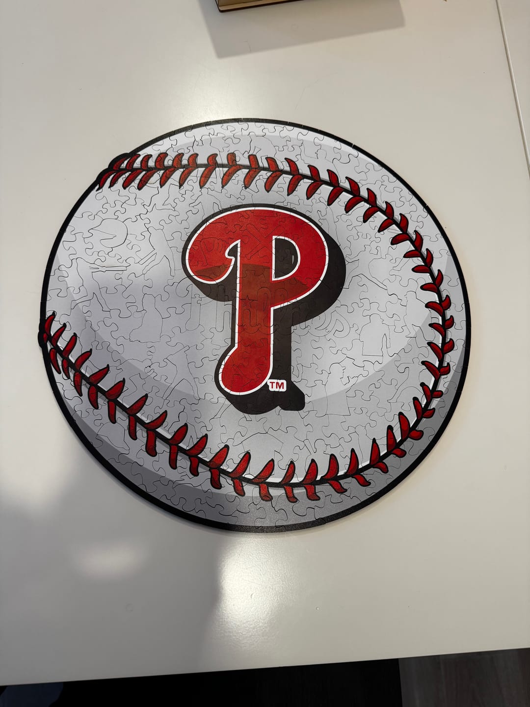 Customer photo review of Philadelphia Phillies™ - Wooden Puzzle