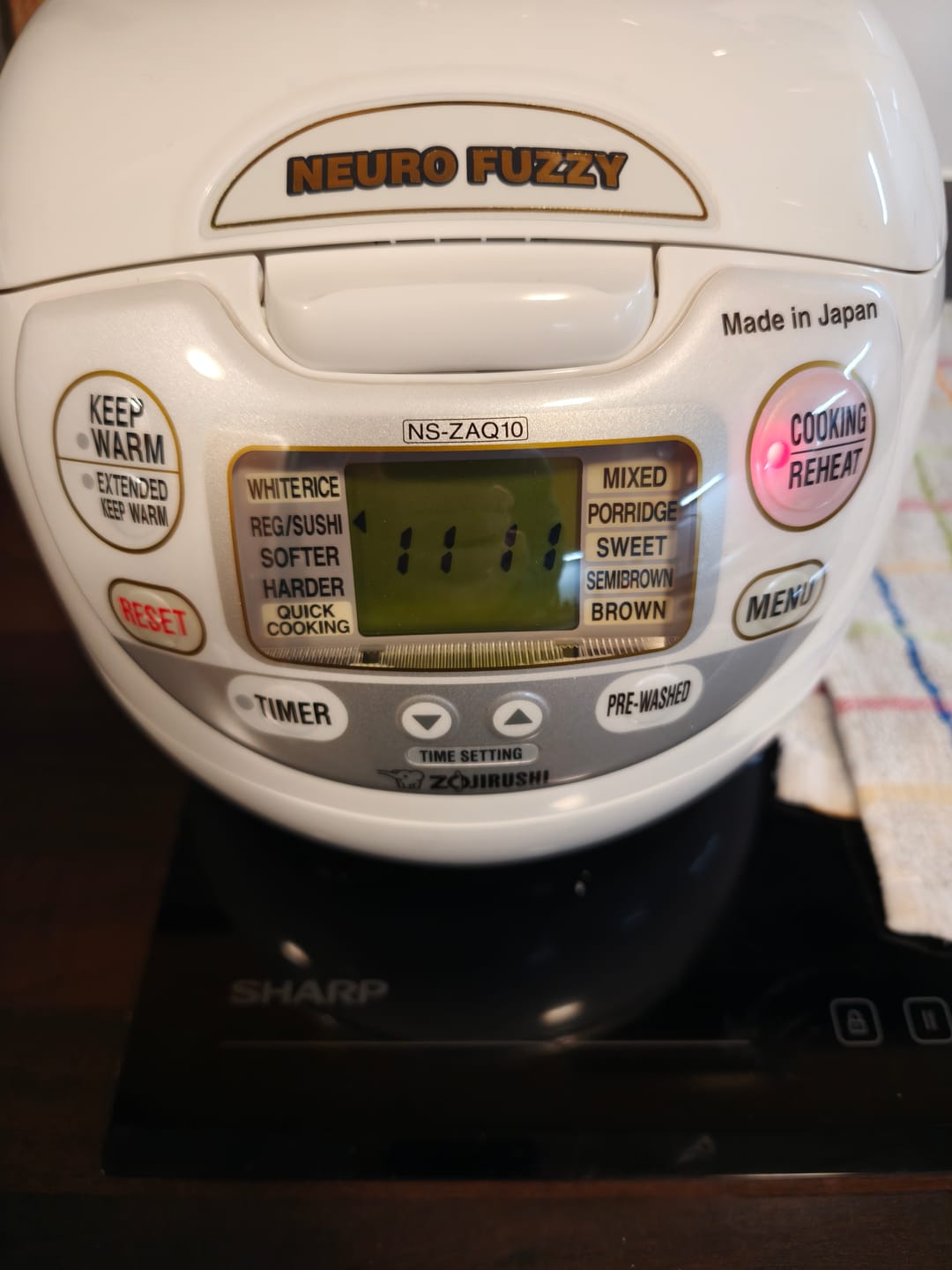Customer photo review of Zojirushi Fuzzy Logic Rice Cooker | NS-ZAQ Series (1.0L / 1.8L)
