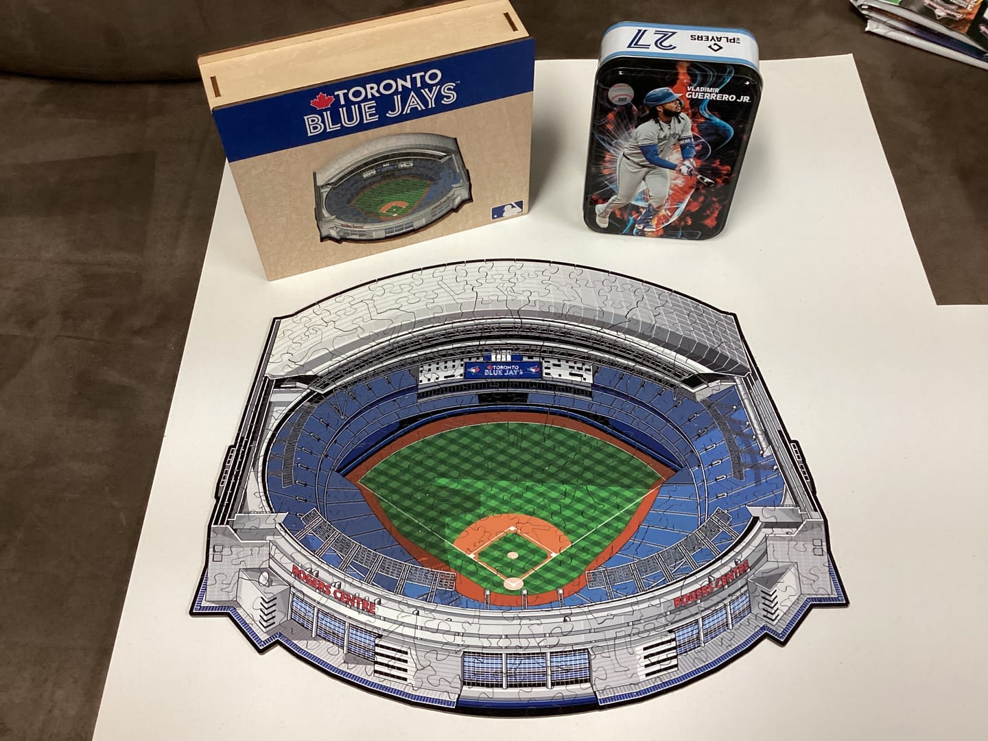 Customer photo review of Toronto Blue Jays™ Rogers Centre Stadium - Wooden Puzzle