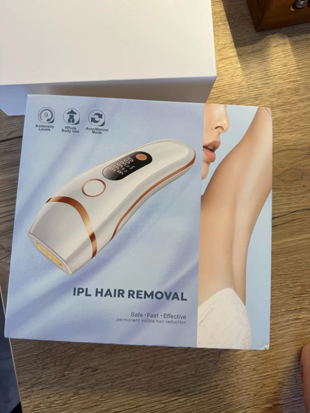 Customer photo review of IPL Hair Removal Machine Permanent Hair Reduction