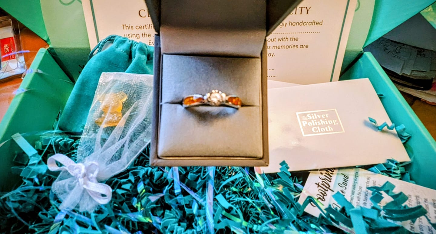 Customer photo review of Timeless Solitaire Ring