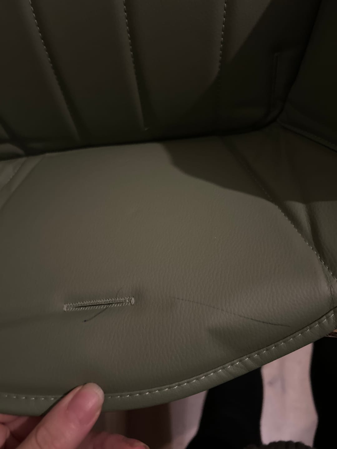 Customer photo review of Baby Elegance Mash Cushion