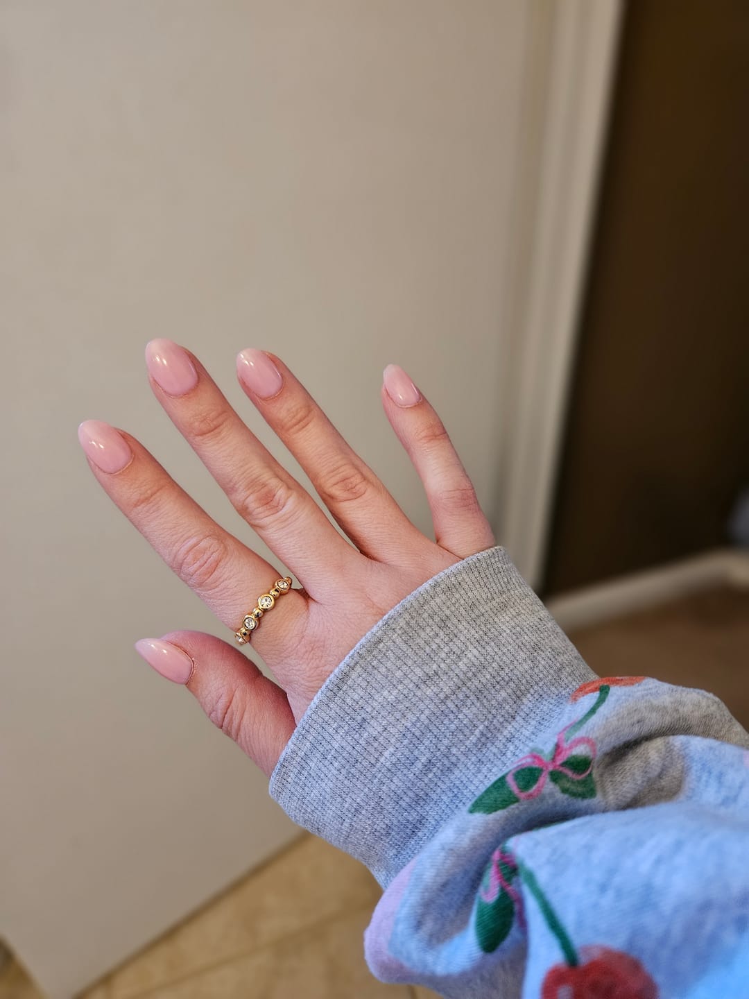 Customer photo review of Beaded Tennis Ring