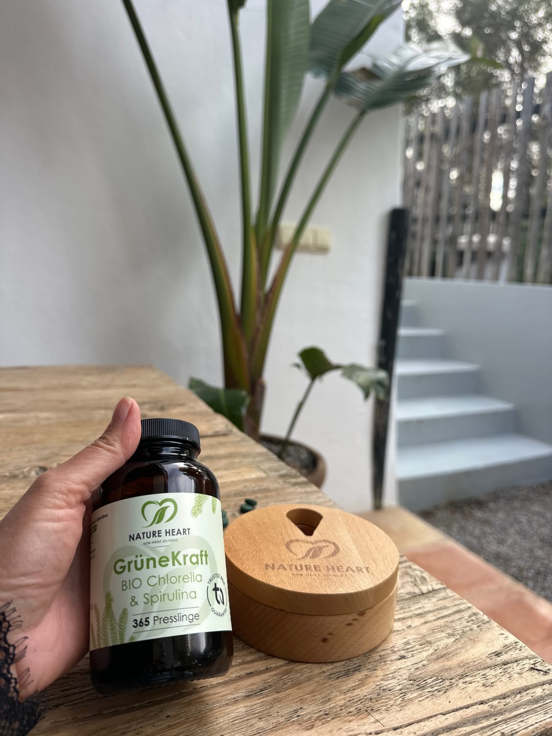 Customer photo review of Grüne Kraft - Bio Chlorella & Spirulina