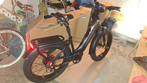 Customer photo review of Lankeleisi MG600 Plus 2025 Version 26" Fat Bike 960Wh All Terrain SUV E-Bike with Torque Sensor 48V 20Ah Battery  [Pre-order]