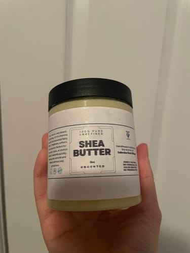 Customer photo review of Shea Butter- 100% Pure and Unrefined Ghanaian 8oz