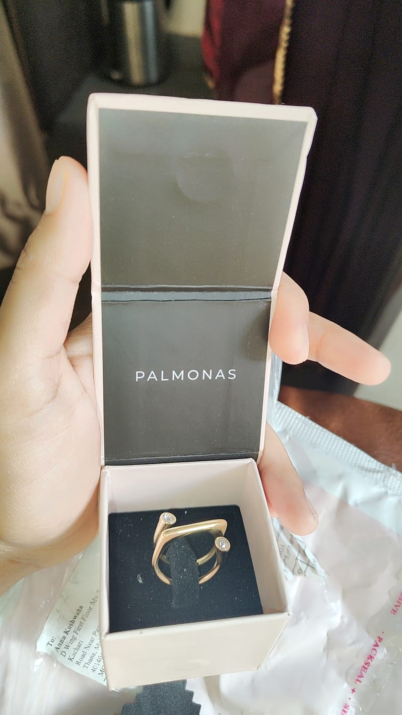 Customer photo review of Stone Helen Gold Ring