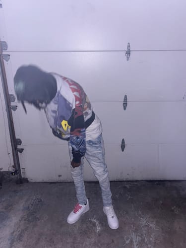 Customer photo review of Vale Forever Noise Zip Up Hoodie Black