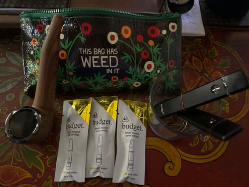 Customer photo review of 1 Gram THCA Blend Vape Cartridge | Pink Lychee - Hybrid