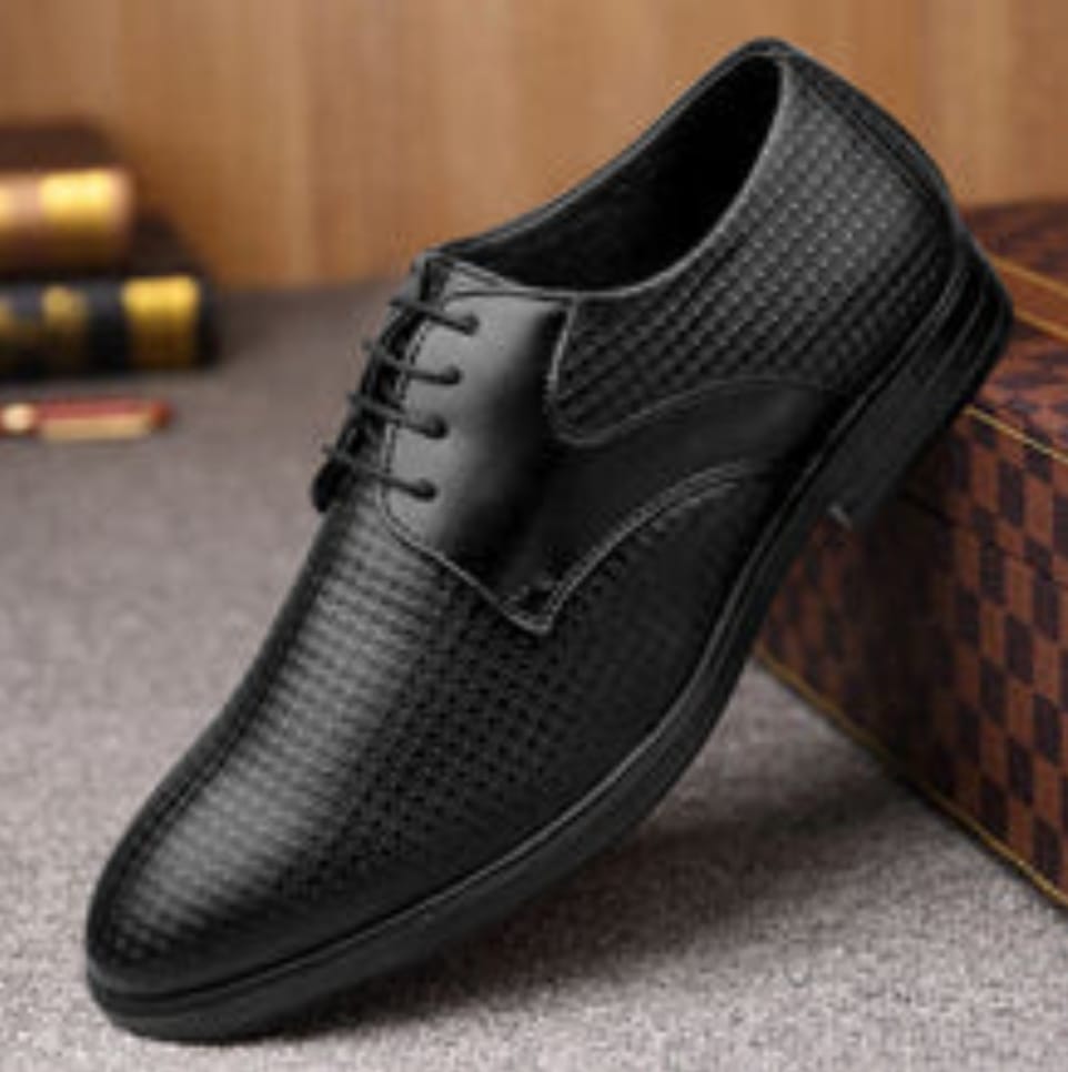 Customer photo review of Bacca Bucci OSLO Formal Shoes with Superior Comfort | All Day Wear Office Or Party Lace-up Shoes