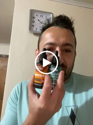Customer video review of Extracto Cordyceps - Gotas Ultra Concentrado 50ML