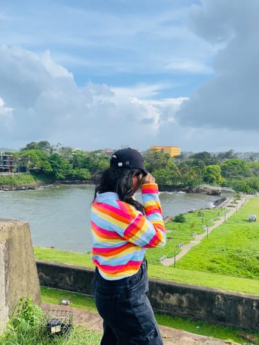 Customer photo review of Dream On Polo Neck Tee