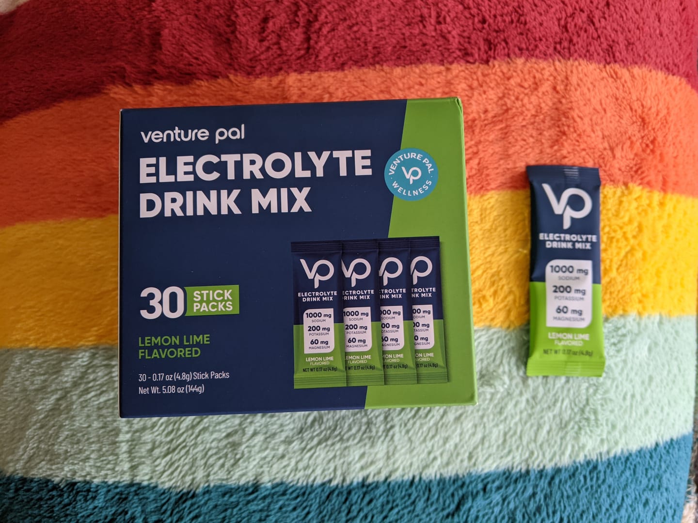 Customer photo review of High Sodium Sugar-Free Electrolyte Powder Packets