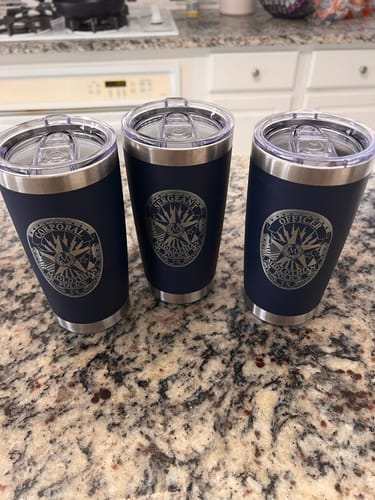 Customer photo review of (1) 20 oz Tumblers