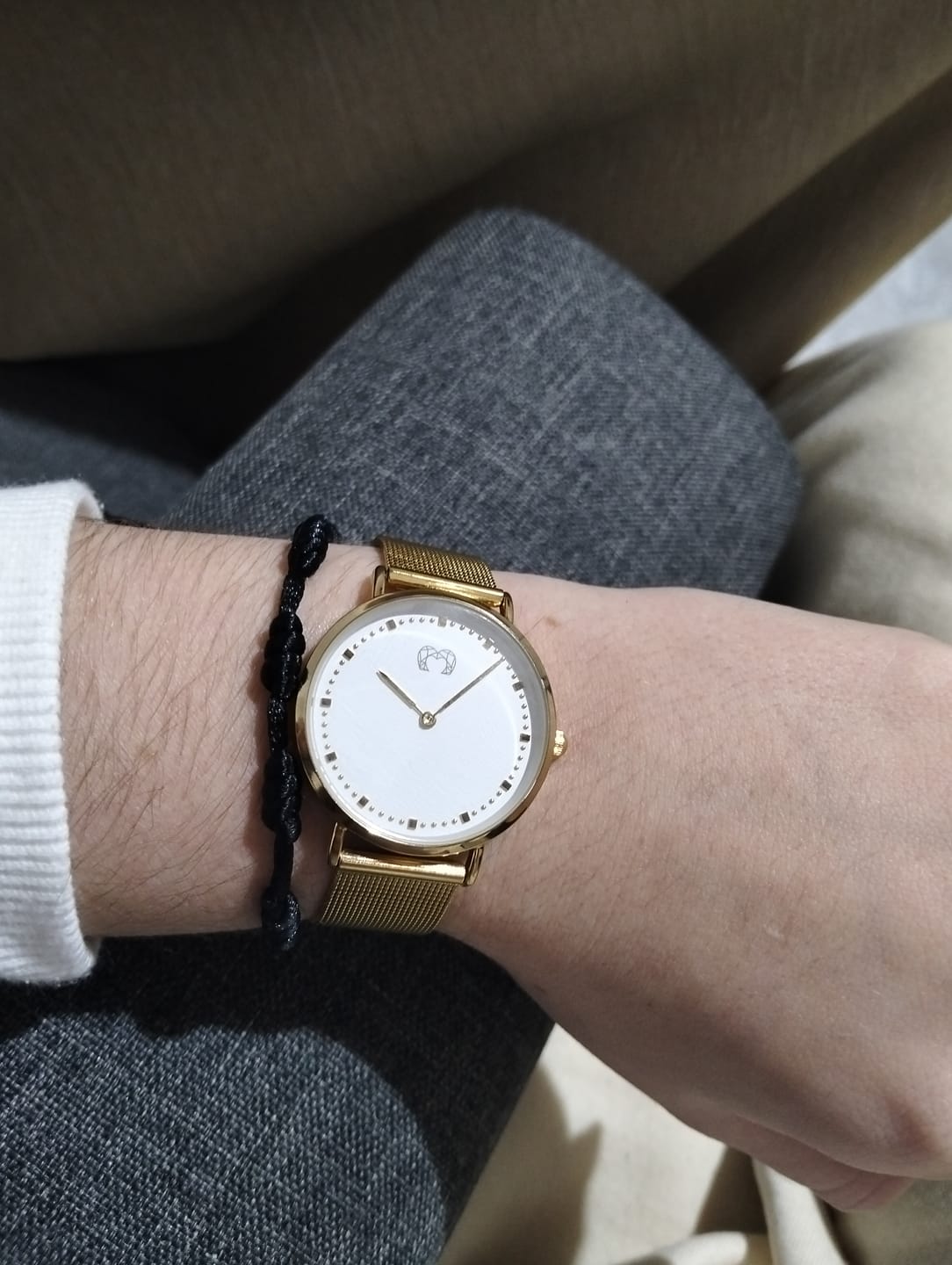 Customer photo review of Reloj Juliet ~ GoldWhite