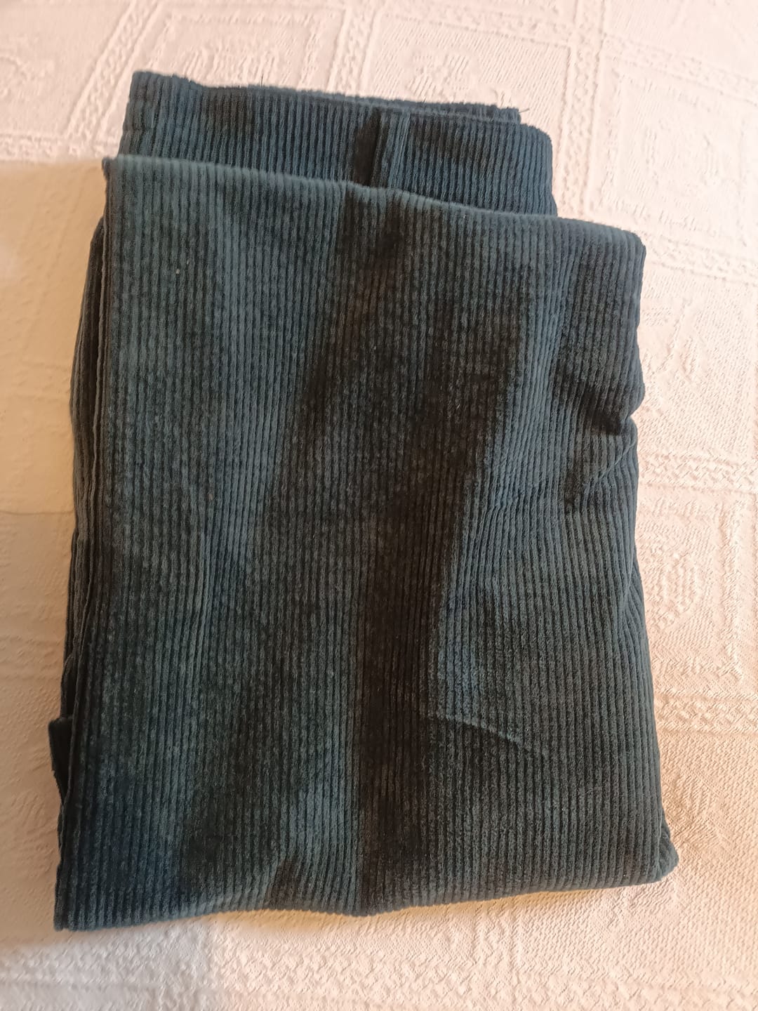 Customer photo review of Pantalon Nestor - Velours côtelé colvert