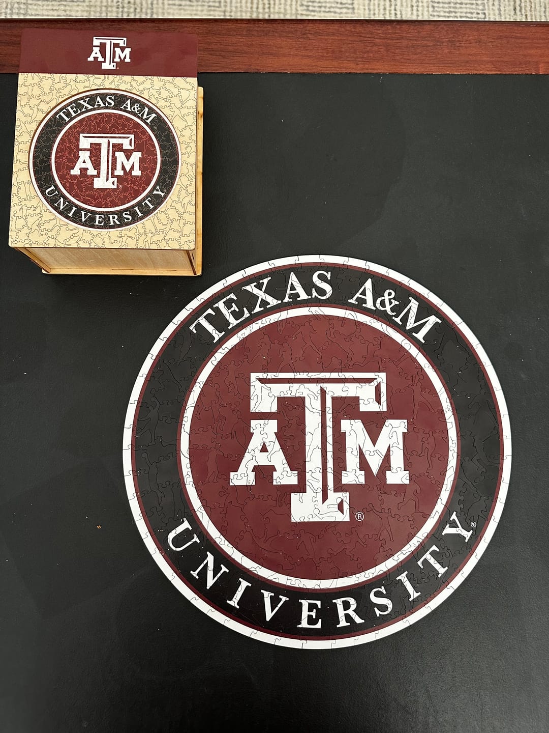 Customer photo review of Texas A&M University - Wooden Puzzle