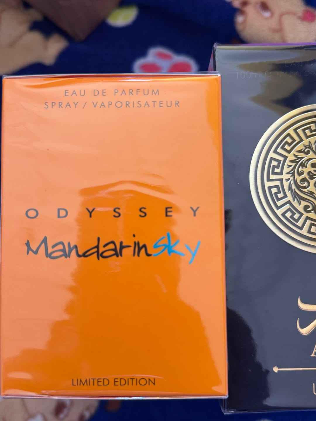 Customer photo review of Armaf Odyssey Mandarin Sky Limited Edition Eau de Parfum Spray for Men