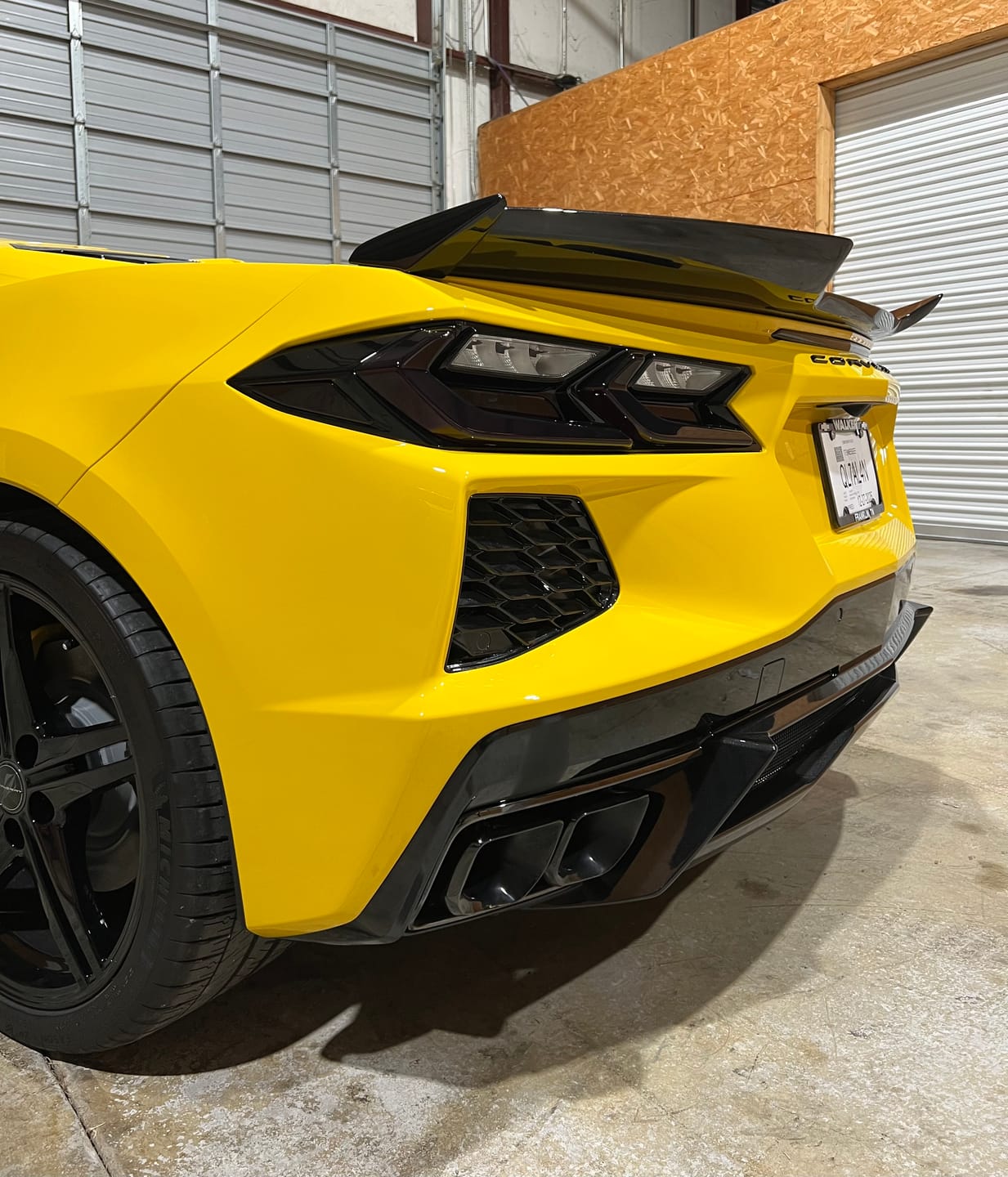 Customer photo review of Z06 Visible Package Corvette C8 Stingray Rear Spoiler