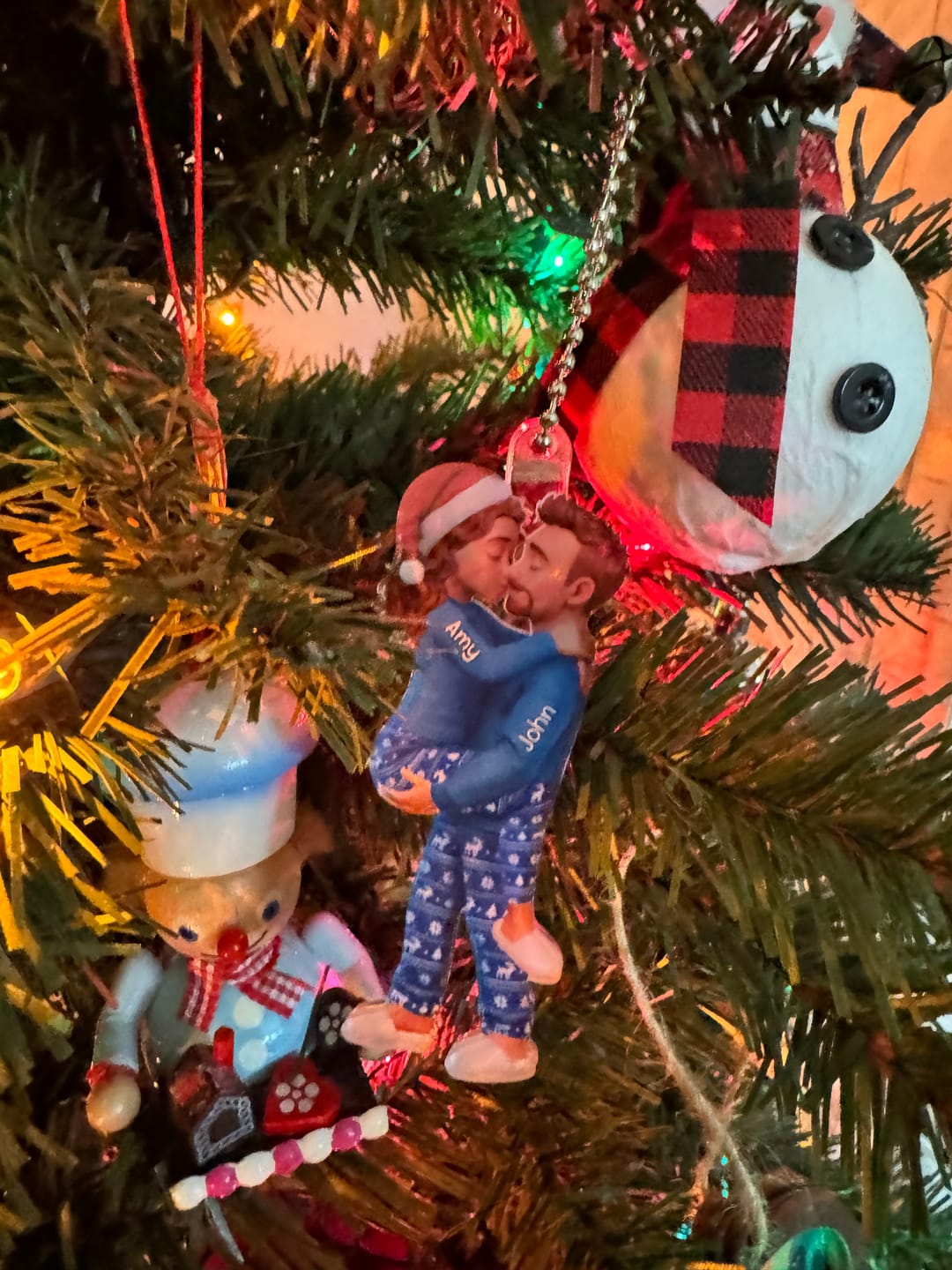 Customer photo review of Christmas Gifts For Husband And Wife - Personalized Acrylic Ornament