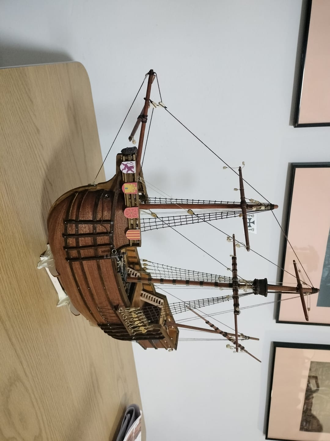 Customer photo review of Maqueta Barco Santa María Starter Pack