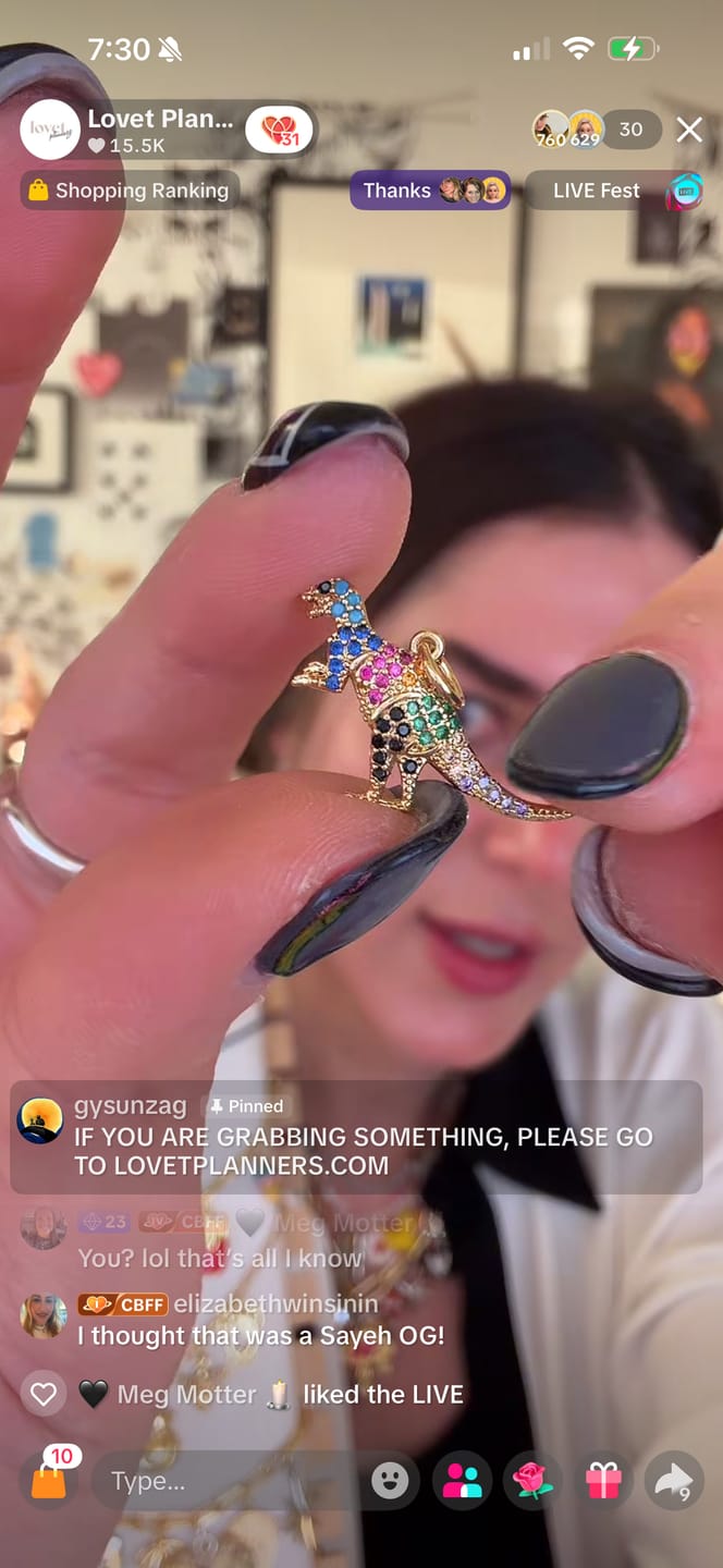 Customer photo review of Pick Your Charm TT LIVE (ONE CHARM)
