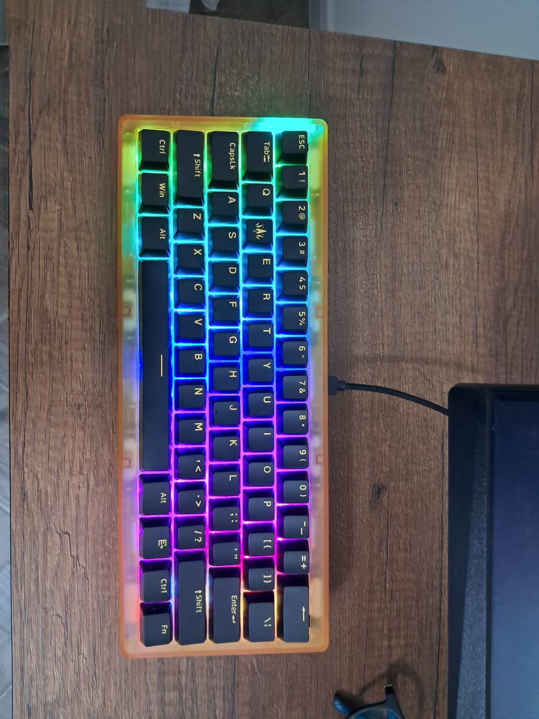 Customer photo review of Wraith W60 [BBL Edition] Klavye (Manyetik Switch / HE)