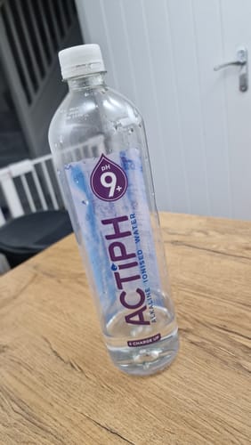 Customer photo review of Actiph Alkaline Ionised Water - 12 x 1L