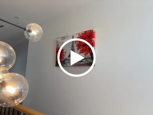 Customer video review of FALL IN PARIS CANVAS