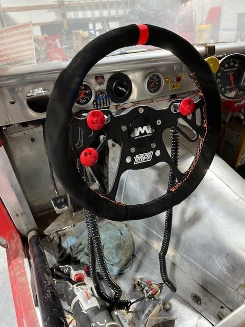 Customer photo review of Motion 3 bolt to 5 bolt Billet Steering Wheel Adapter 15-00022