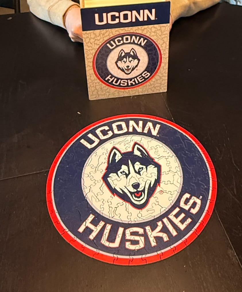 Customer photo review of University of Connecticut - Wooden Puzzle