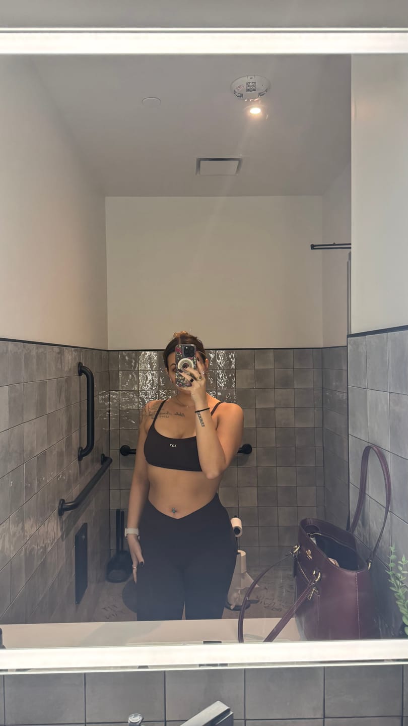 Customer photo review of The Micro Bra / Espresso
