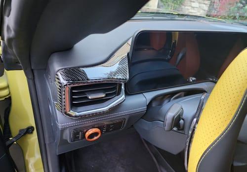 Customer photo review of 2024+ S650 Mustang Real Carbon Fiber Driver Side Dashboard Trim Overlays