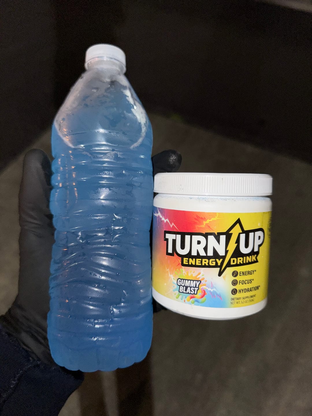 Customer photo review of Turn Up Energy Drink™ - Gummy Blast