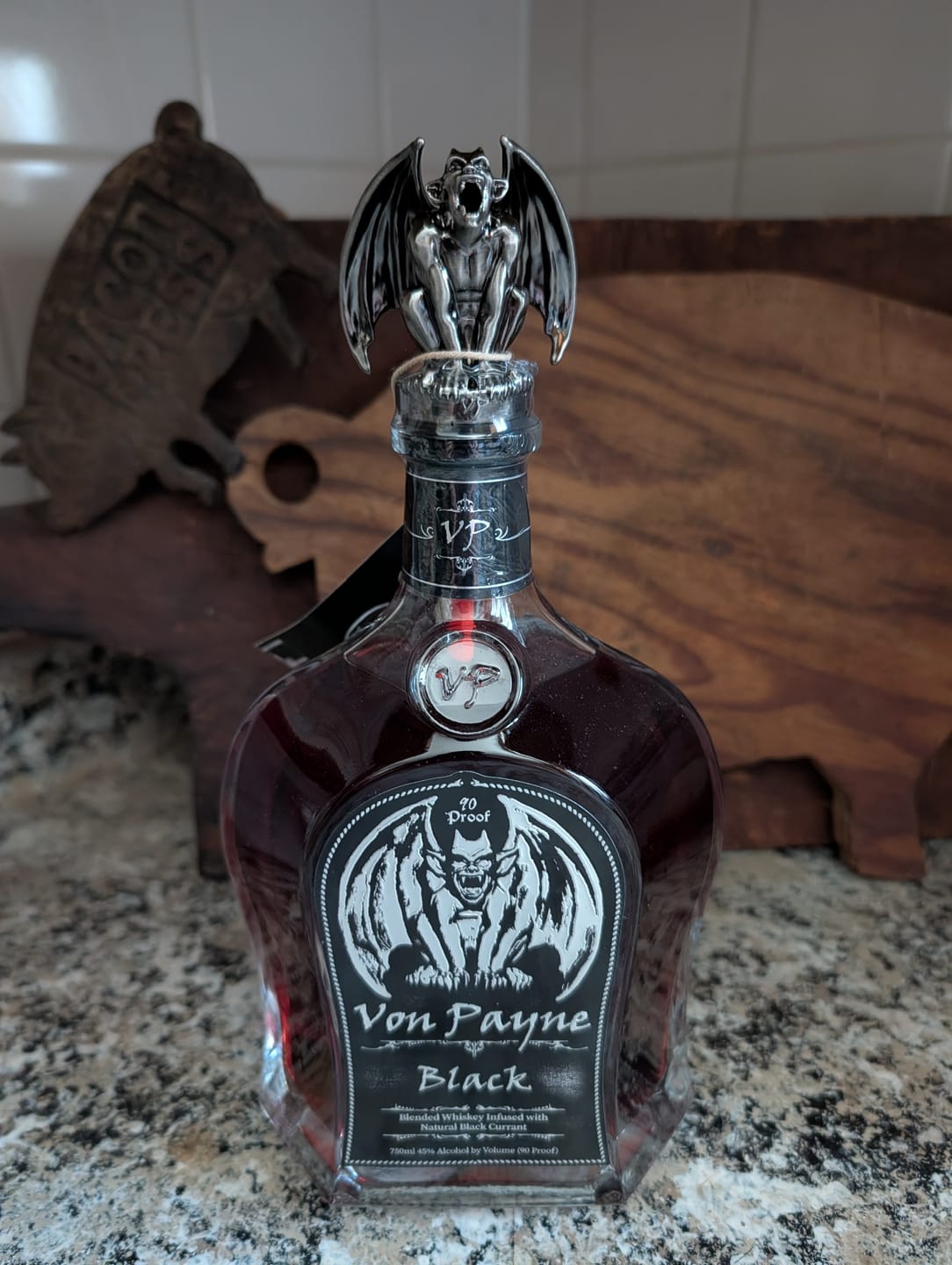 Customer photo review of Von Payne Black Blended Whiskey (2) Bottle Bundle
