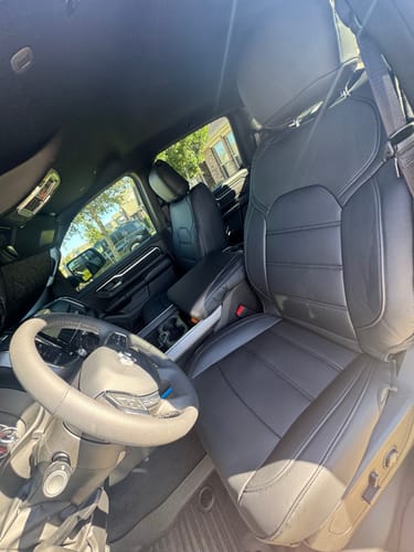 Customer photo review of Premium Custom-Fit Seat Covers