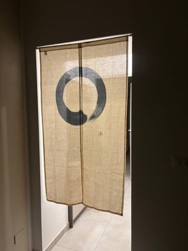Customer photo review of Noren Giapponese Zen - Simbolo Enso