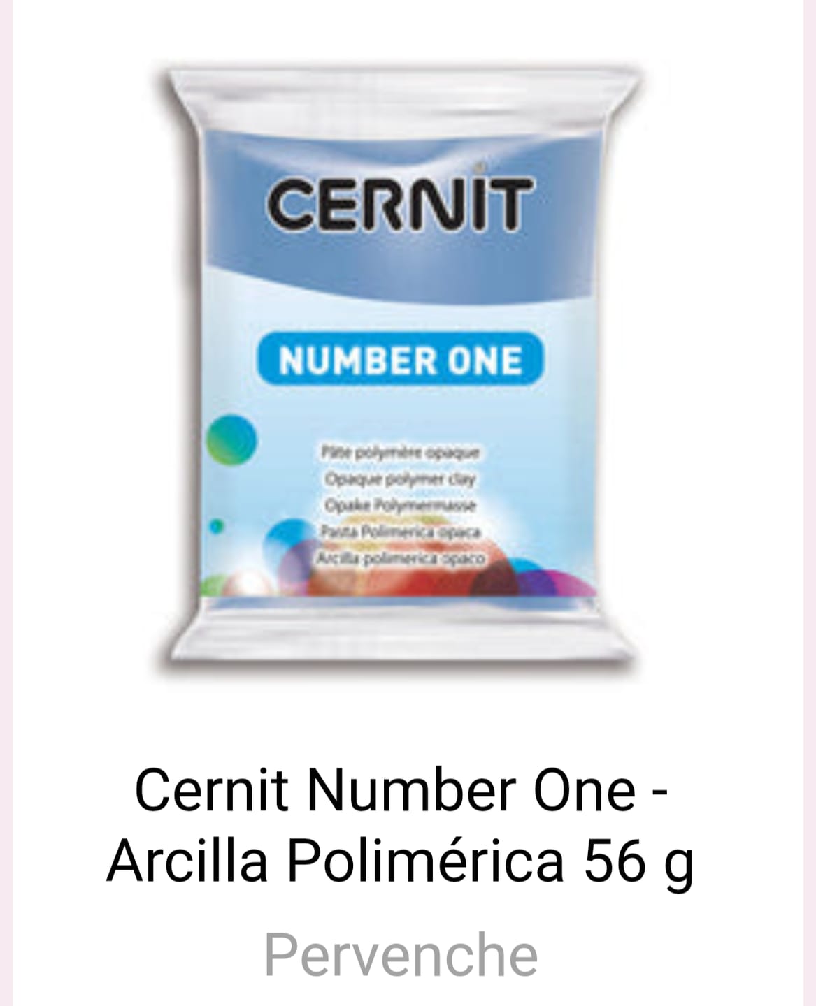 Customer photo review of Cernit Number One - Arcilla Polimérica 56 g