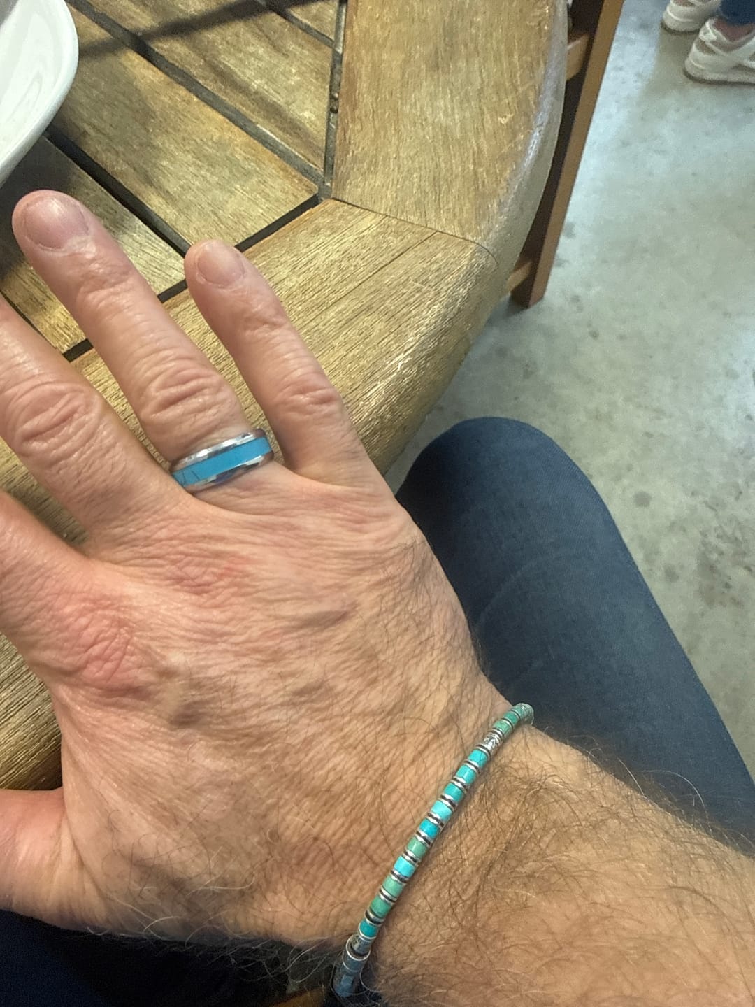 Customer photo review of TURQUOISE BAND.