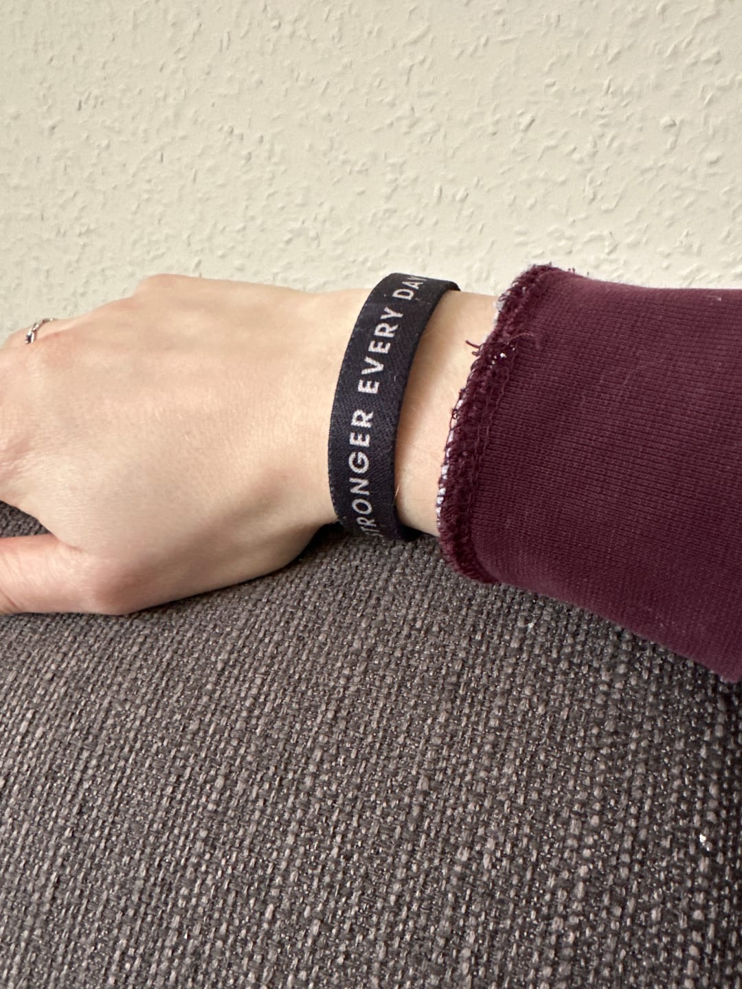 Customer photo review of Stronger Every Day - Elastisches Armband