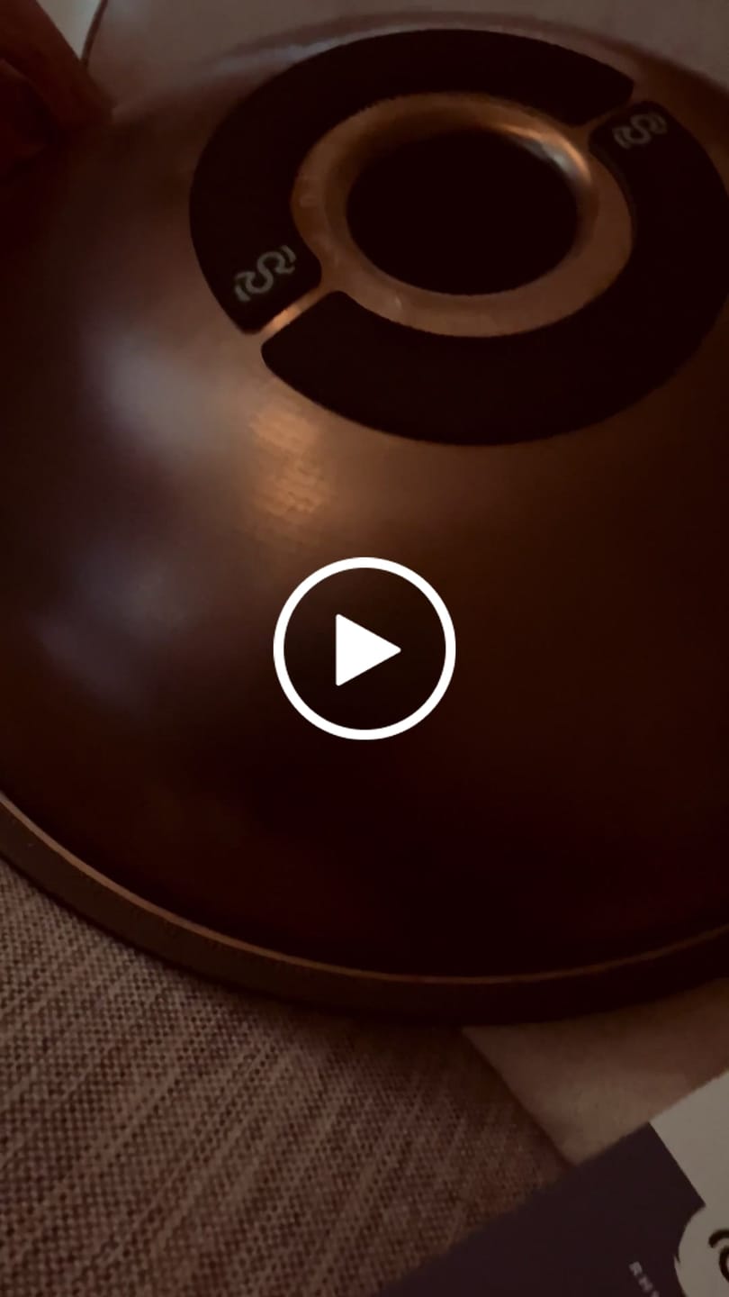 Customer video review of RHYTHM REST | Handpan Non-Slip Grips