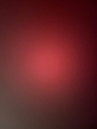 Reviewer's blurry image with red and dark tones for the Intermediate Acne Program™.