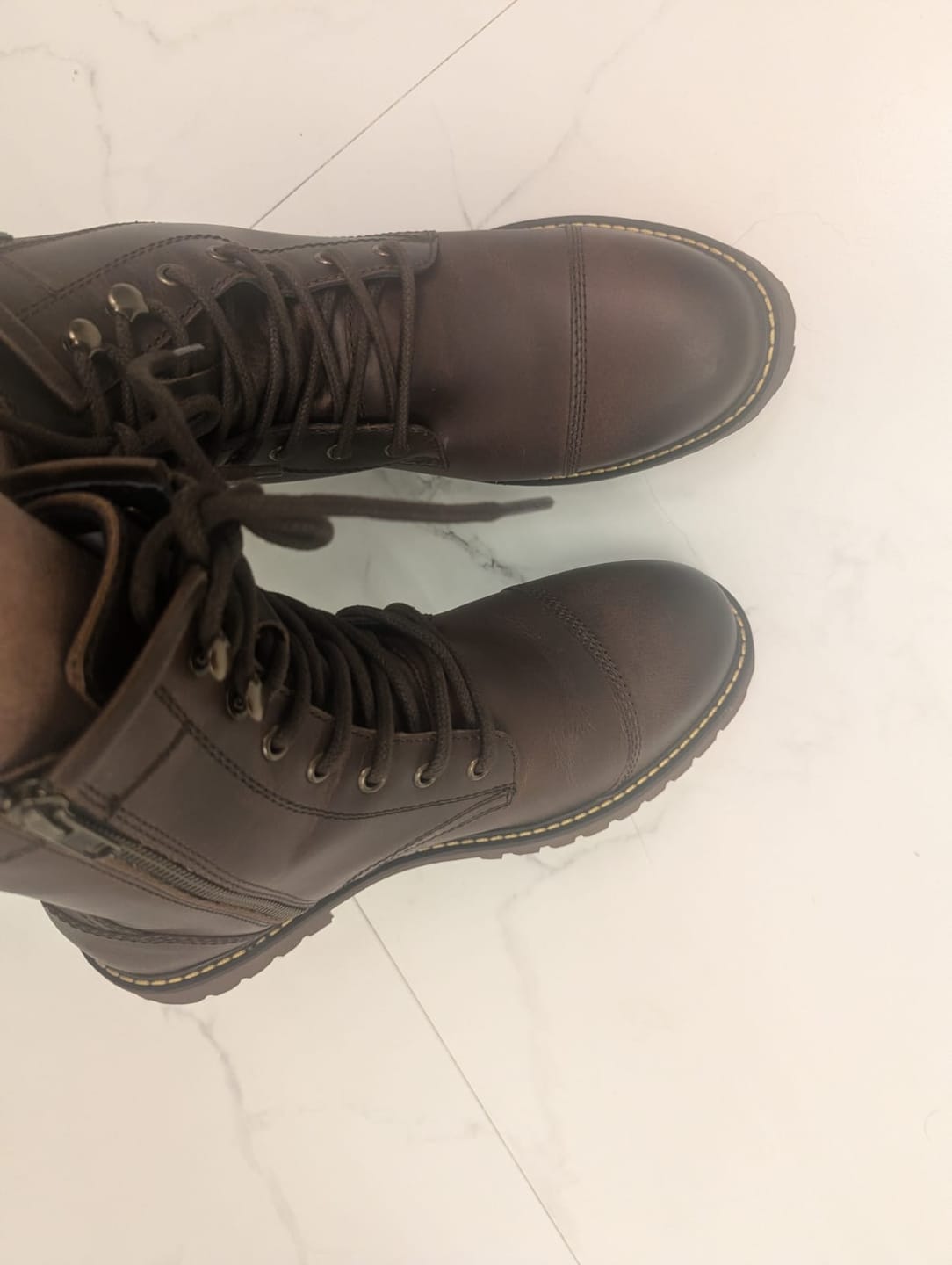 Customer photo review of boots brute mocha