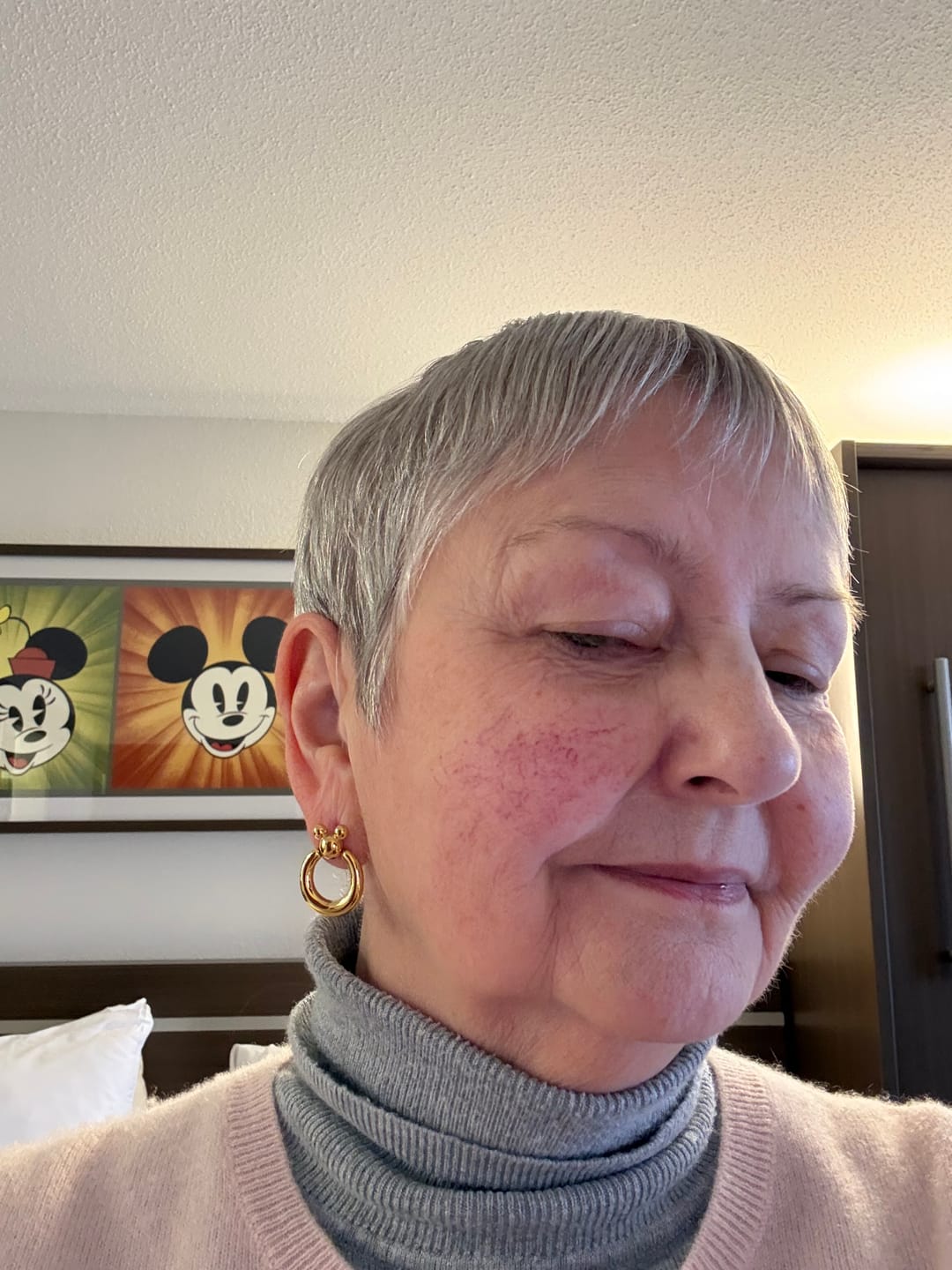 Customer photo review of Leader of the Club Earrings