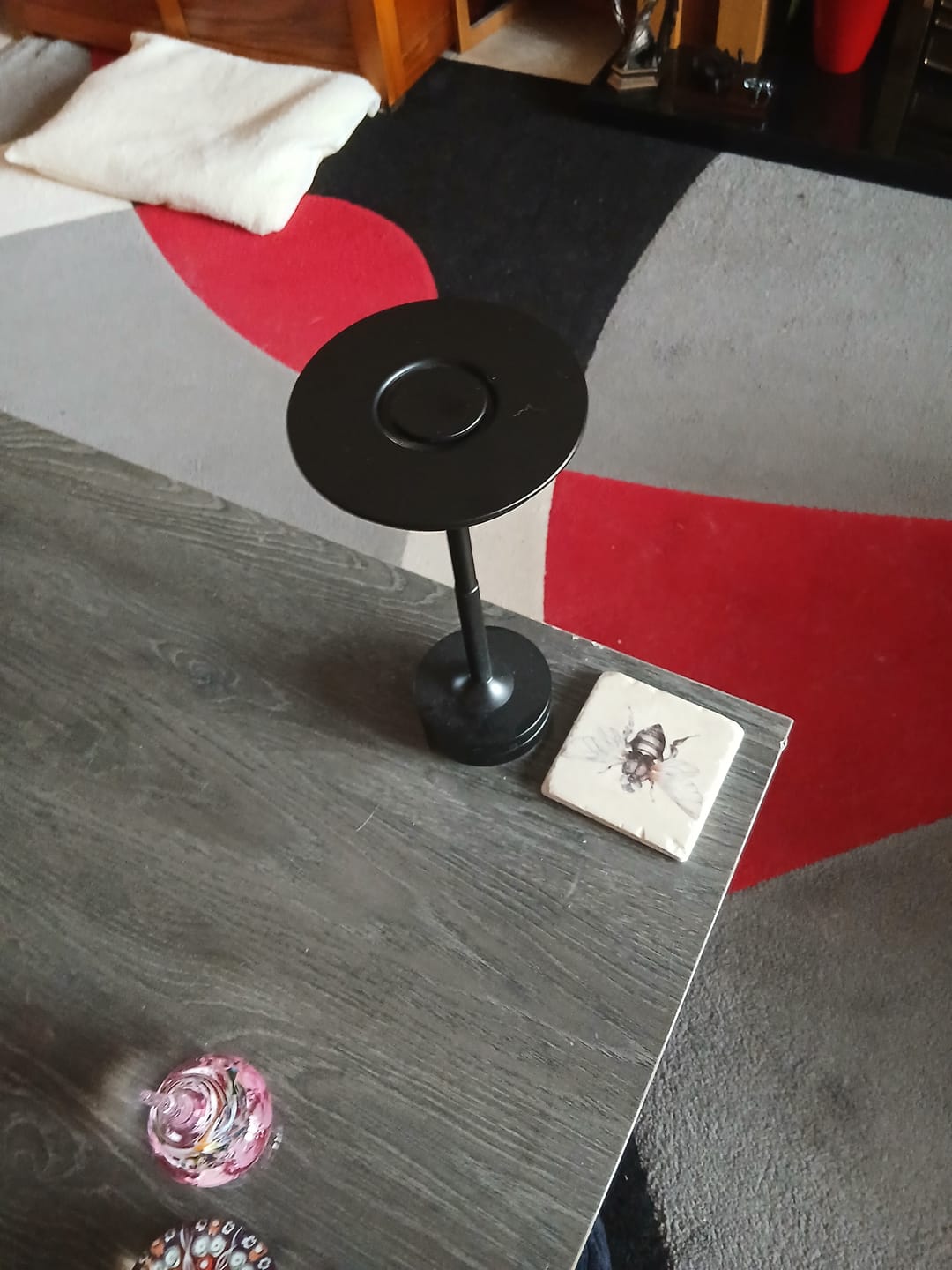 Customer photo review of Cordless Modern Aura Table Lamp - Cordless Table Lamp with Touch Control & Modern Nordic Design