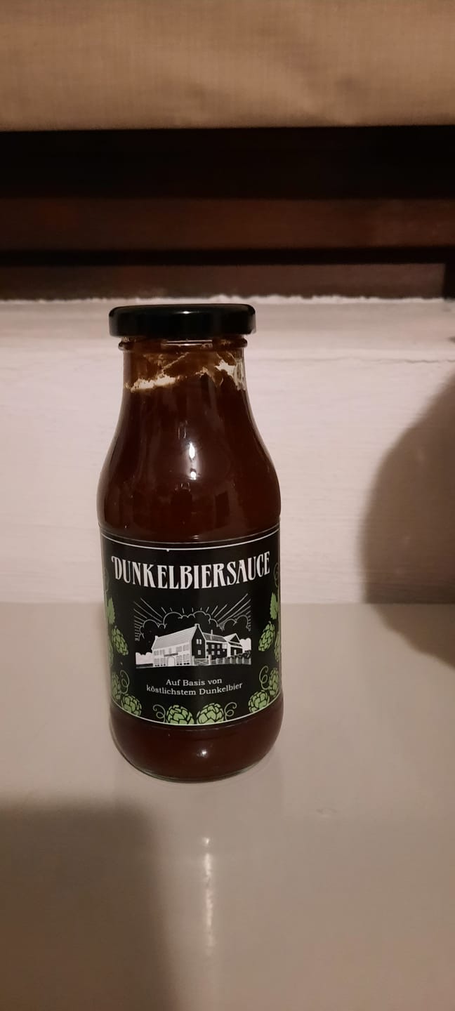 Customer photo review of Lambertus Dunkelbiersauce 250ml