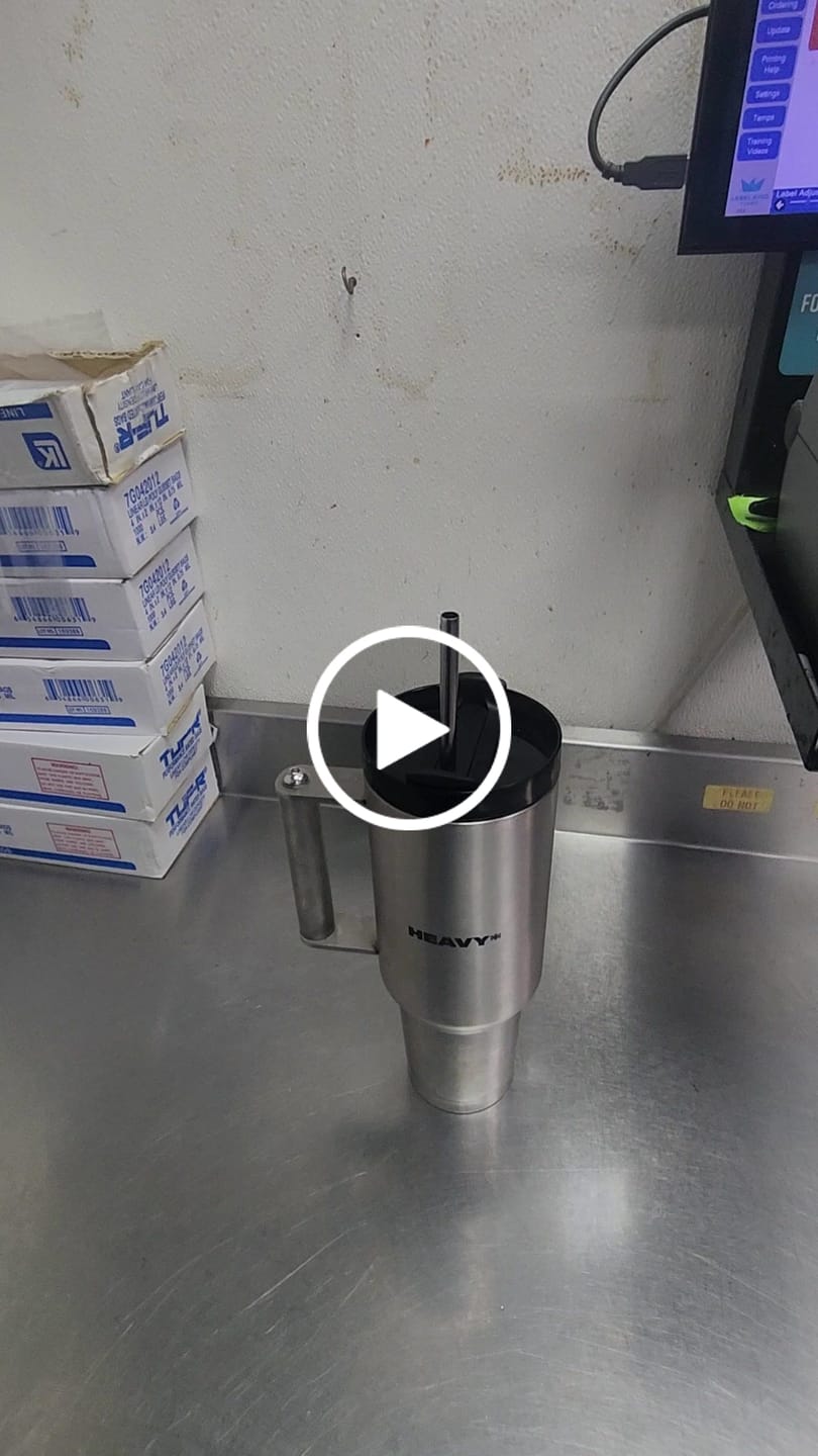 Customer video review of HEAVY* Tumbler